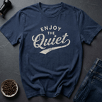 Coffee graphic Quiet Cup T-Shirt in Navy / S by Caffeine Dept