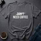 Coffee graphic Raw Energy T-Shirt in Charcoal / S by Caffeine Dept