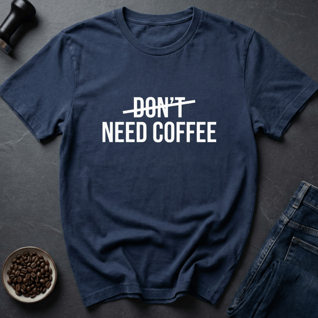 Coffee graphic Raw Energy T-Shirt in Navy / S by Caffeine Dept