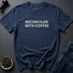 Coffee graphic Reconciled T-Shirt in Charcoal / S by Caffeine Dept