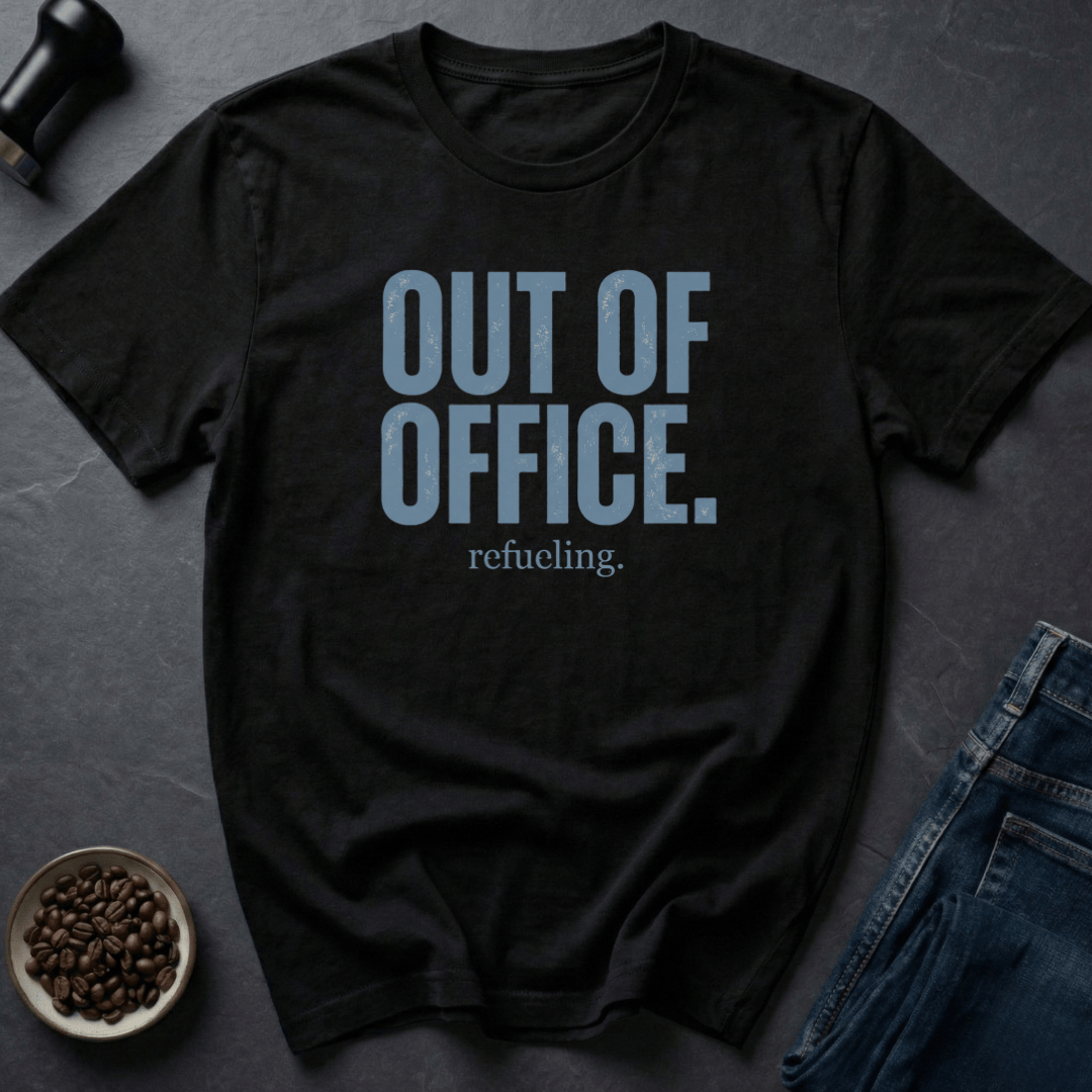 Coffee graphic Refueling Mode T-Shirt in Black / S by Caffeine Dept