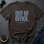 Coffee graphic Refueling Mode T-Shirt in Dark Chocolate / S by Caffeine Dept