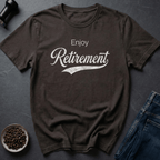 Coffee graphic Retired Bliss T-Shirt in Dark Chocolate / S by Caffeine Dept