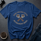 Coffee graphic Retired Mood T-Shirt in Royal / S by Caffeine Dept