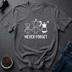 Coffee graphic Retro Brewer T-Shirt in Charcoal / S by Caffeine Dept