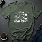 Coffee graphic Retro Brewer T-Shirt in Military Green / S by Caffeine Dept