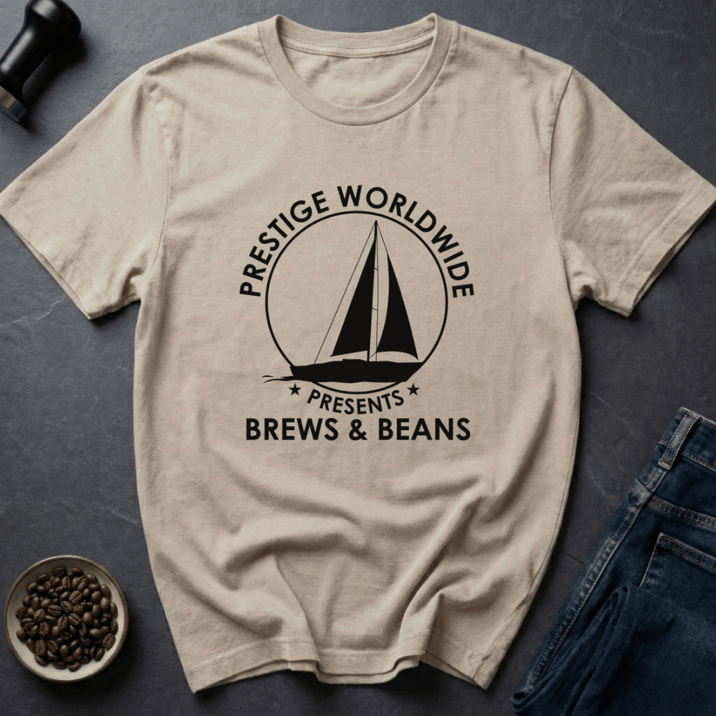 Coffee graphic Retro Brews T-Shirt in Sand / S by Caffeine Dept
