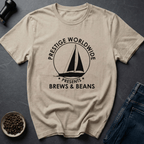 Coffee graphic Retro Brews T-Shirt in Sand / S by Caffeine Dept