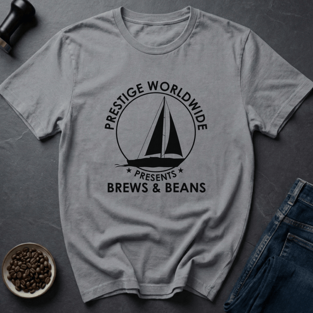 Coffee graphic Retro Brews T-Shirt in Sport Grey / S by Caffeine Dept