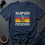 Coffee graphic Retro Mocha T-Shirt in Navy / S by Caffeine Dept