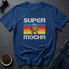 Coffee graphic Retro Mocha T-Shirt in Royal / S by Caffeine Dept