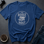 Coffee graphic Roast Master T-Shirt in Royal / S by Caffeine Dept