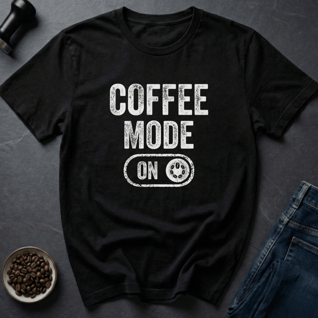 Coffee graphic Roast Switch T-Shirt in Black / S by Caffeine Dept