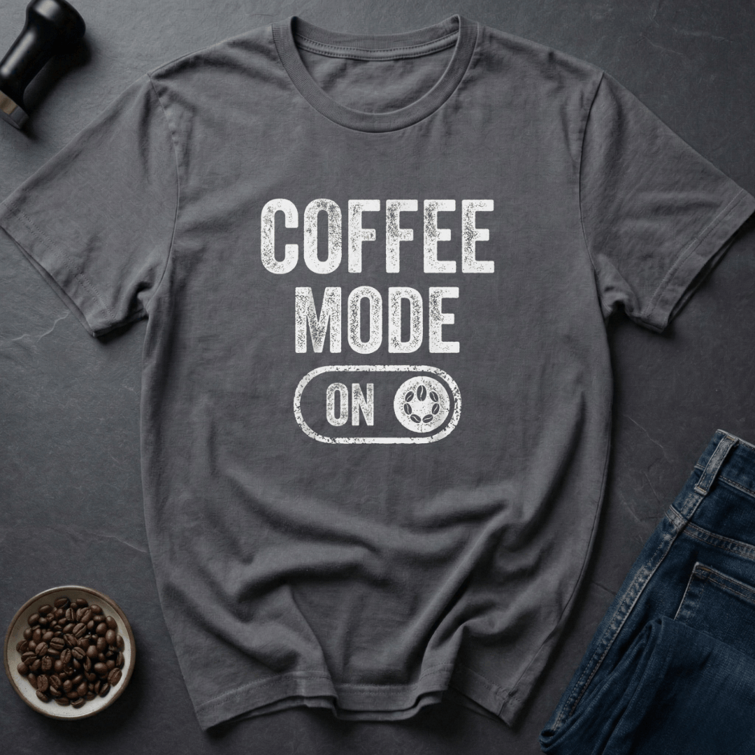 Coffee graphic Roast Switch T-Shirt in Charcoal / S by Caffeine Dept