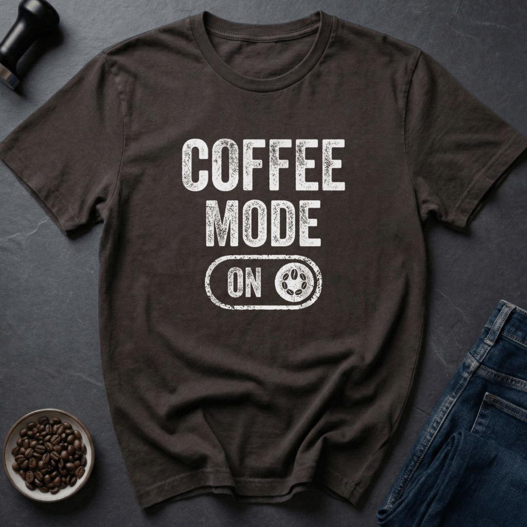 Coffee graphic Roast Switch T-Shirt in Dark Chocolate / S by Caffeine Dept