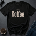 Coffee graphic Rough Bean T-Shirt in Black / S by Caffeine Dept
