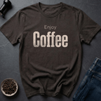 Coffee graphic Rough Bean T-Shirt in Dark Chocolate / S by Caffeine Dept
