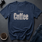 Coffee graphic Rough Bean T-Shirt in Navy / S by Caffeine Dept