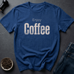 Coffee graphic Rough Bean T-Shirt in Royal / S by Caffeine Dept