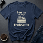 Coffee graphic Rustic Roast T-Shirt in Navy / S by Caffeine Dept