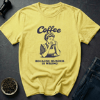 Coffee graphic Sanity Juice T-Shirt in Sand / S by Caffeine Dept