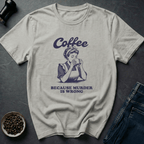 Coffee graphic Sanity Juice T-Shirt in Sand / S by Caffeine Dept