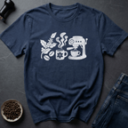 Coffee graphic Seed To Sip T-Shirt in Navy / S by Caffeine Dept