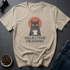 Coffee graphic Selective Hearing T-Shirt in Sand / S by Caffeine Dept