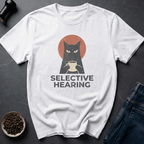 Coffee graphic Selective Hearing T-Shirt in Sand / S by Caffeine Dept