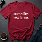 Coffee graphic Silence First T-Shirt in Navy / S by Caffeine Dept