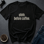 Coffee graphic Silent Brewing T-Shirt in Black / S by Caffeine Dept