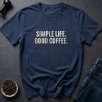 Coffee graphic Simple Coffee T-Shirt in Black / S by Caffeine Dept