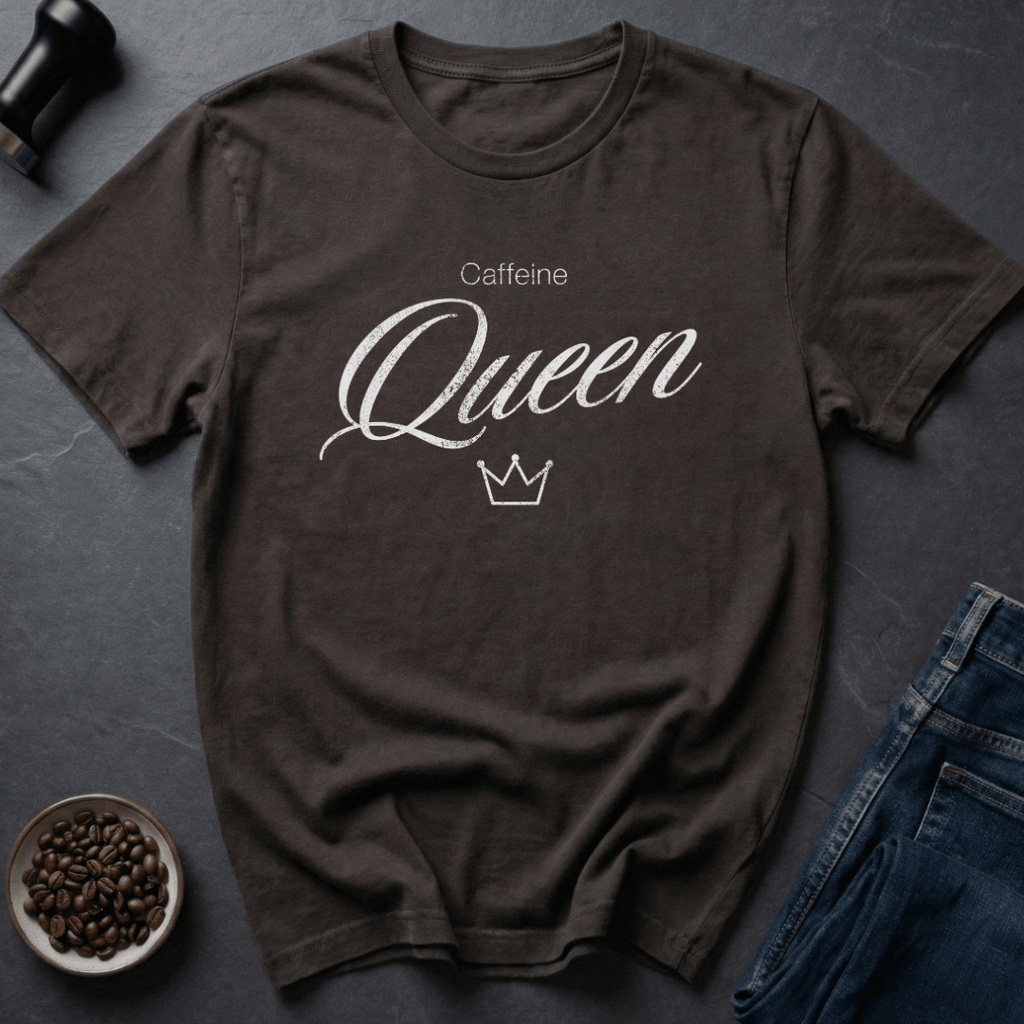 Coffee graphic Sip Reign T-Shirt in Dark Chocolate / S by Caffeine Dept