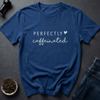 Coffee graphic Sip Zen T-Shirt in Royal / S by Caffeine Dept