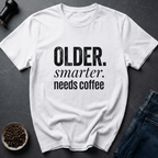 Coffee graphic Smarter Fuel T-Shirt in White / S by Caffeine Dept