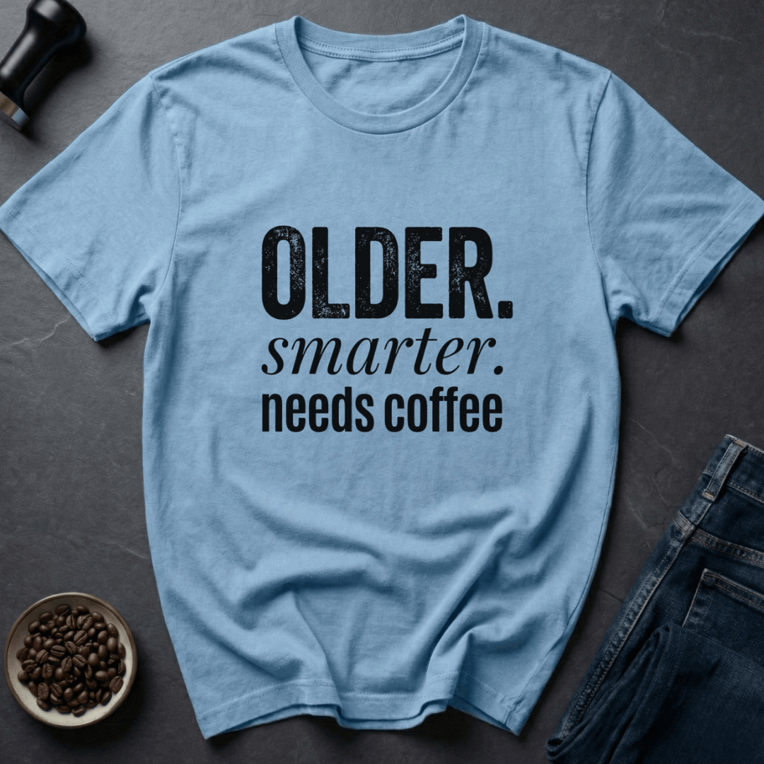 Coffee graphic Smarter Fuel T-Shirt in White / S by Caffeine Dept