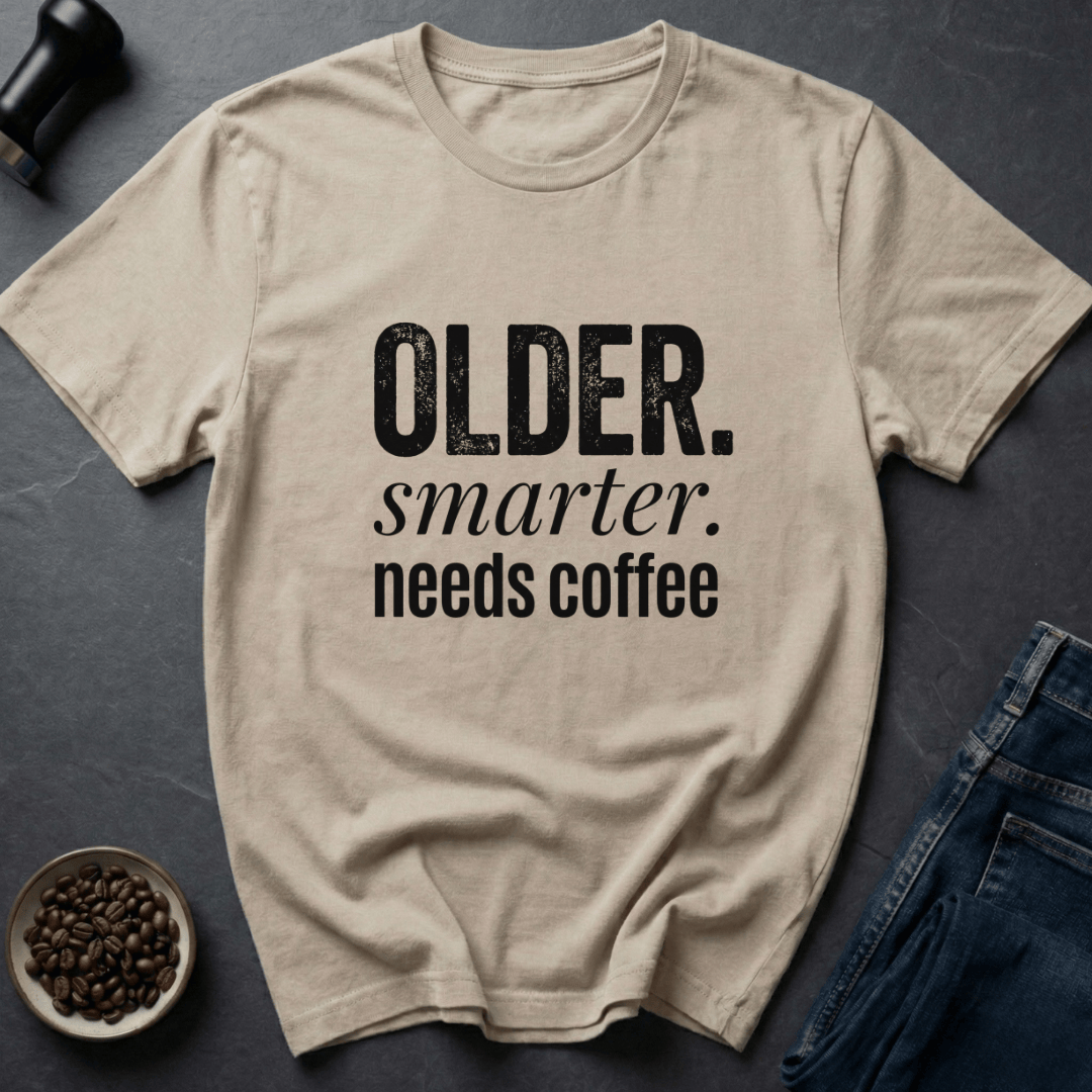 Coffee graphic Smarter Fuel T-Shirt in White / S by Caffeine Dept