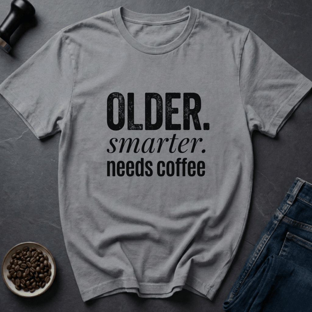 Coffee graphic Smarter Fuel T-Shirt in White / S by Caffeine Dept