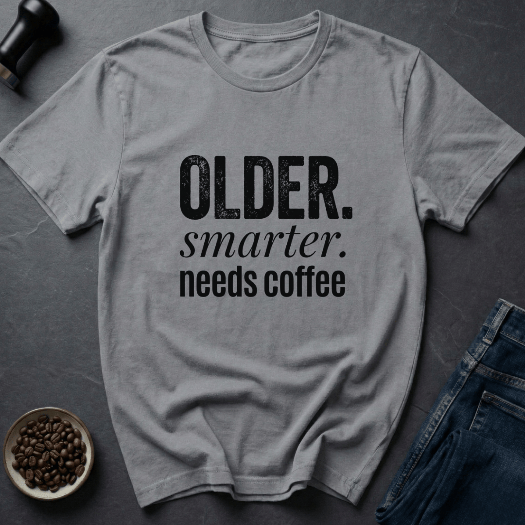 Coffee graphic Smarter Fuel T-Shirt in White / S by Caffeine Dept