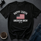 Coffee graphic Stars Sip T-Shirt in Black / S by Caffeine Dept