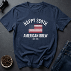 Coffee graphic Stars Sip T-Shirt in Navy / S by Caffeine Dept
