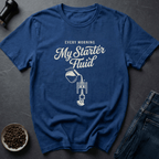 Coffee graphic Starter Fluid T-Shirt in Royal / S by Caffeine Dept