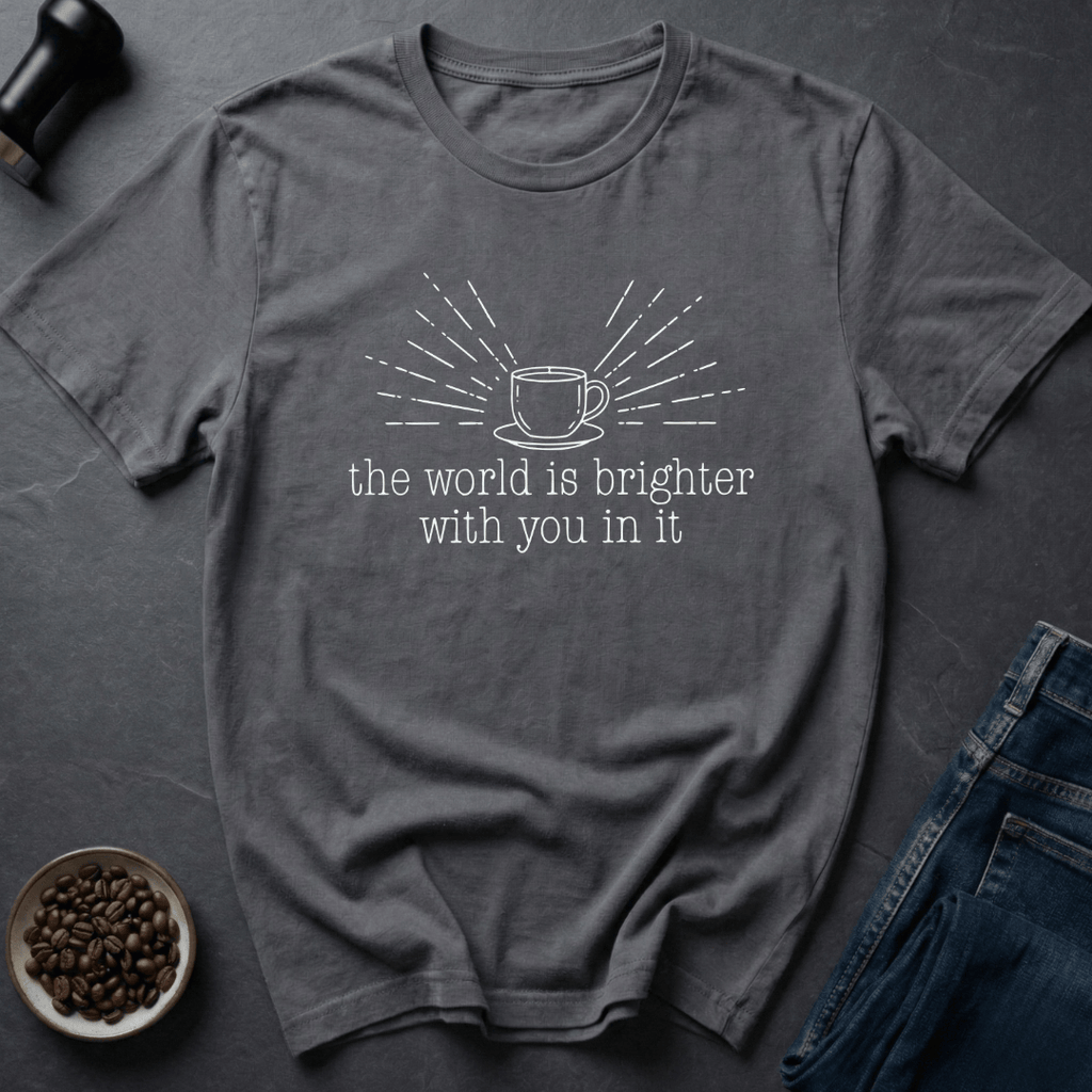 Coffee graphic Stay Brewed T-Shirt in Military Green / S by Caffeine Dept