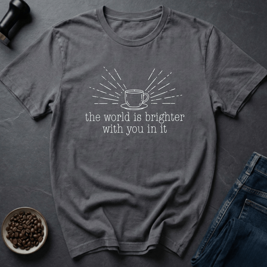 Coffee graphic Stay Brewed T-Shirt in Military Green / S by Caffeine Dept