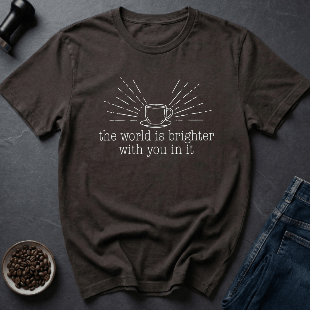 Coffee graphic Stay Brewed T-Shirt in Military Green / S by Caffeine Dept