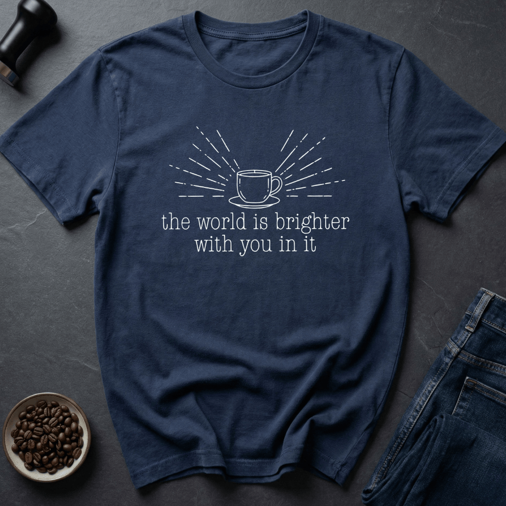 Coffee graphic Stay Brewed T-Shirt in Military Green / S by Caffeine Dept