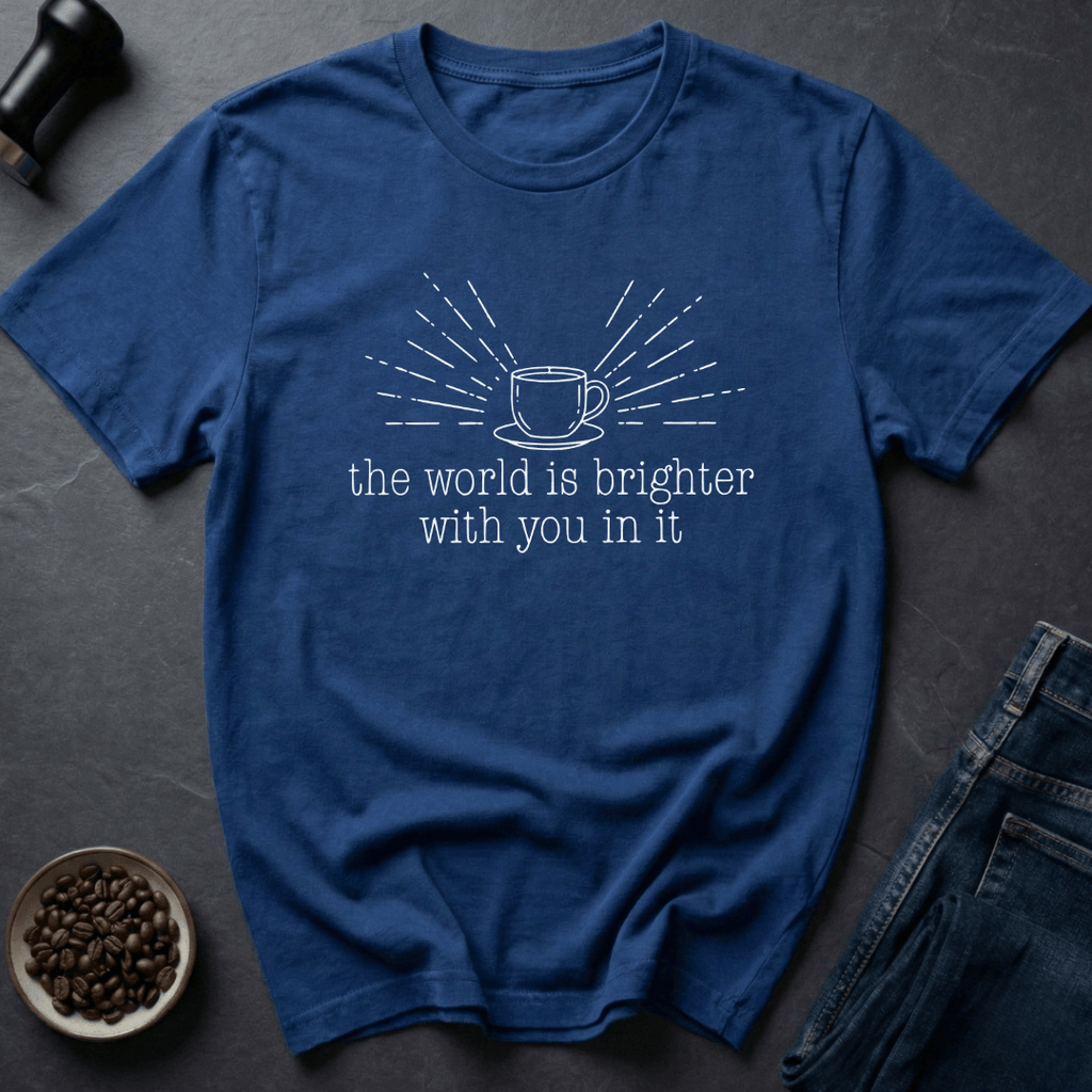 Coffee graphic Stay Brewed T-Shirt in Military Green / S by Caffeine Dept