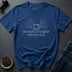Coffee graphic Stay Brewed T-Shirt in Military Green / S by Caffeine Dept