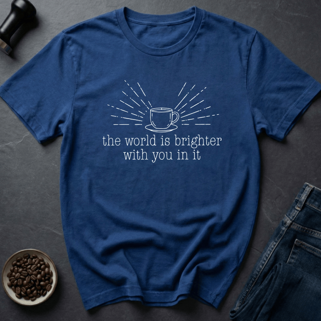 Coffee graphic Stay Brewed T-Shirt in Military Green / S by Caffeine Dept