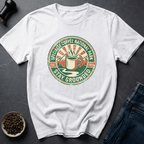 Coffee graphic Stay Grounded T-Shirt in Sport Grey / S by Caffeine Dept